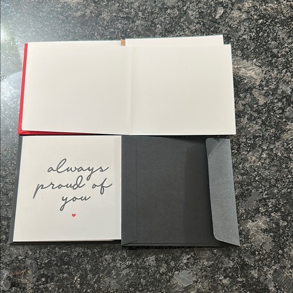 Always Proud of You Greeting Cards ❤️ Set of 4 with Envelopes Blank Inside NWT - Picture 3 of 4